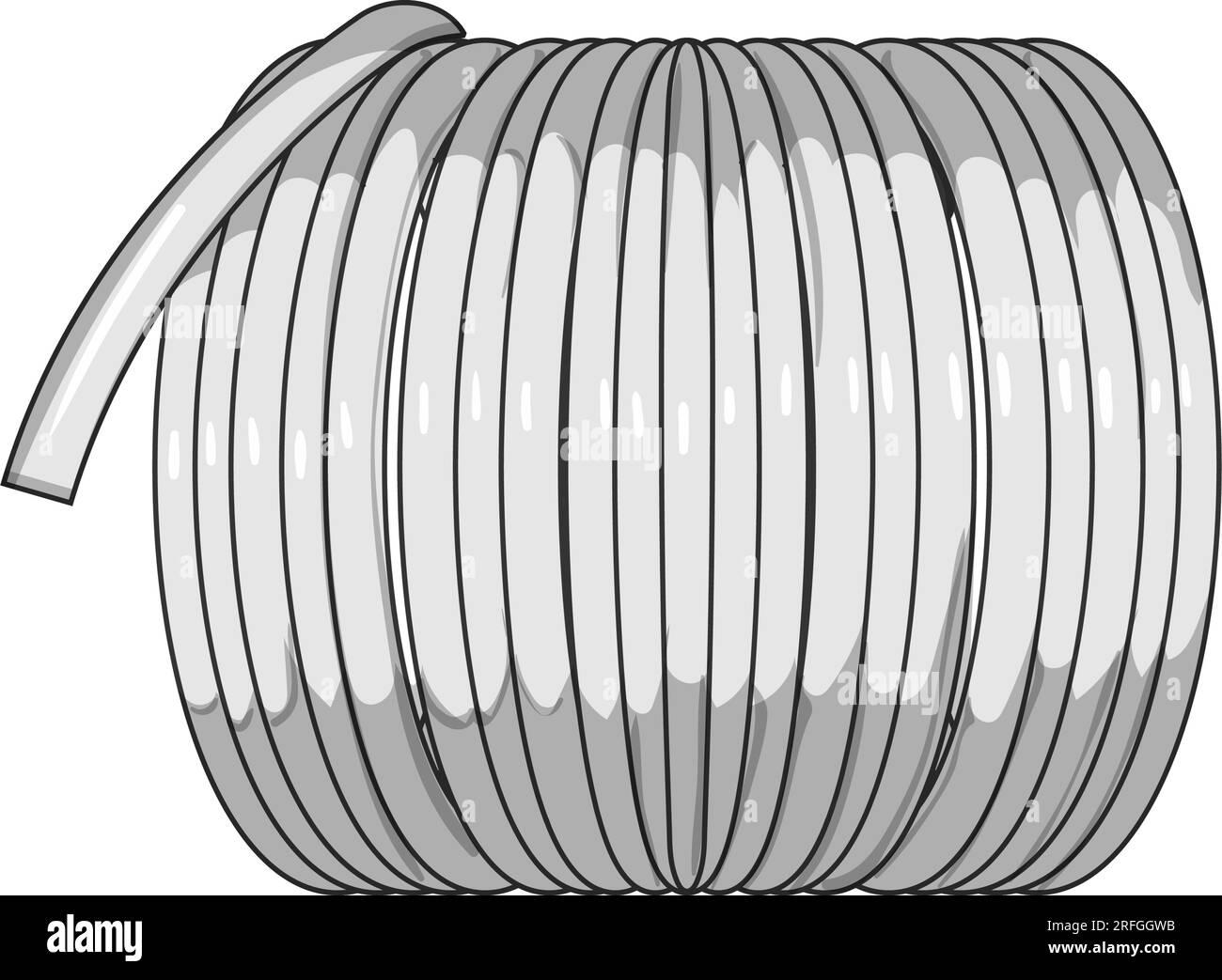 sprinkler garden hose cartoon vector illustration Stock Vector Image