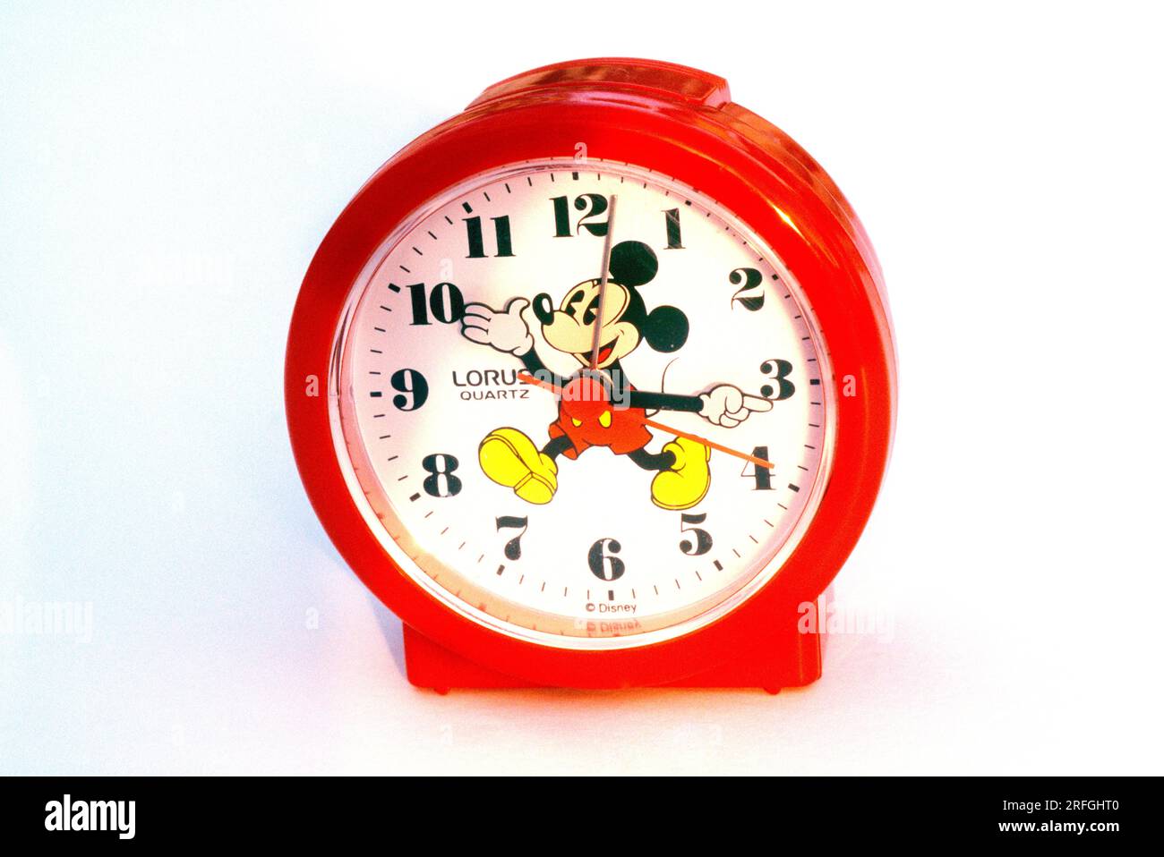 Mickey Mouse Alarm Clock Stock Photo Alamy