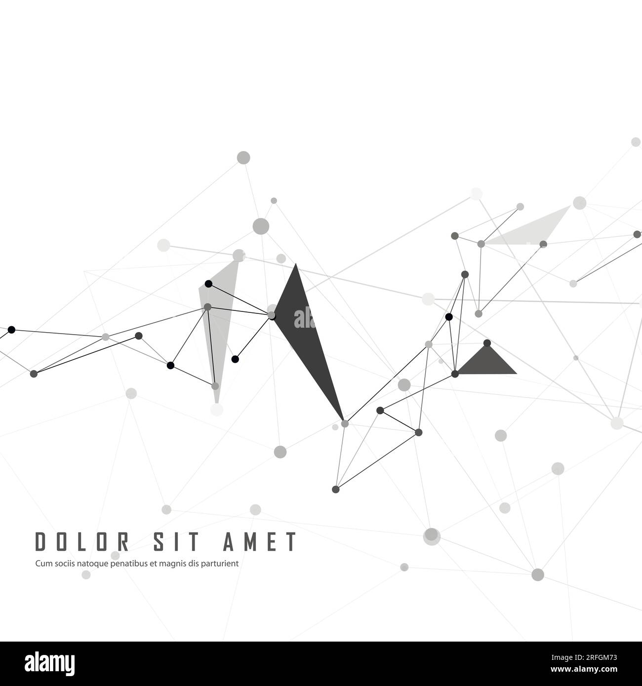 Abstract triangles space low poly. White background with connecting dots  and lines. Light connection structure. Polygonal vector background.  Futuristi Stock Vector Image & Art - Alamy