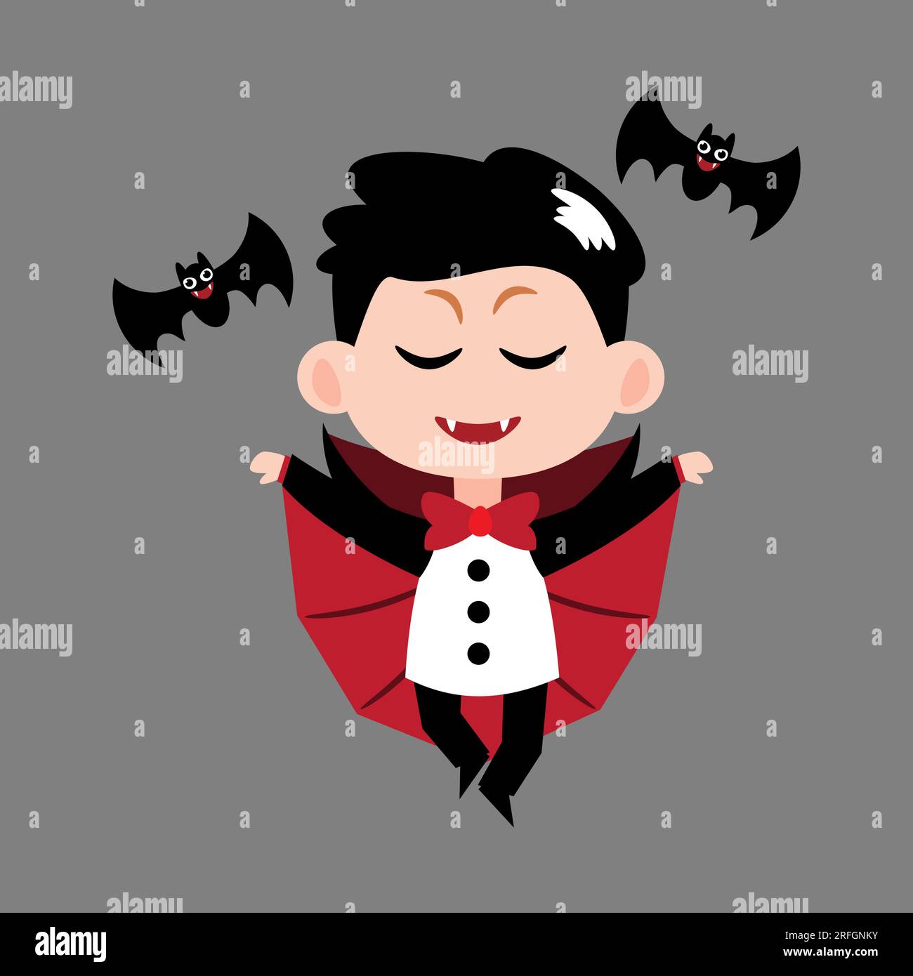 A cartoon illustration of a Dracula Vampire Character Stock Vector Image &  Art - Alamy