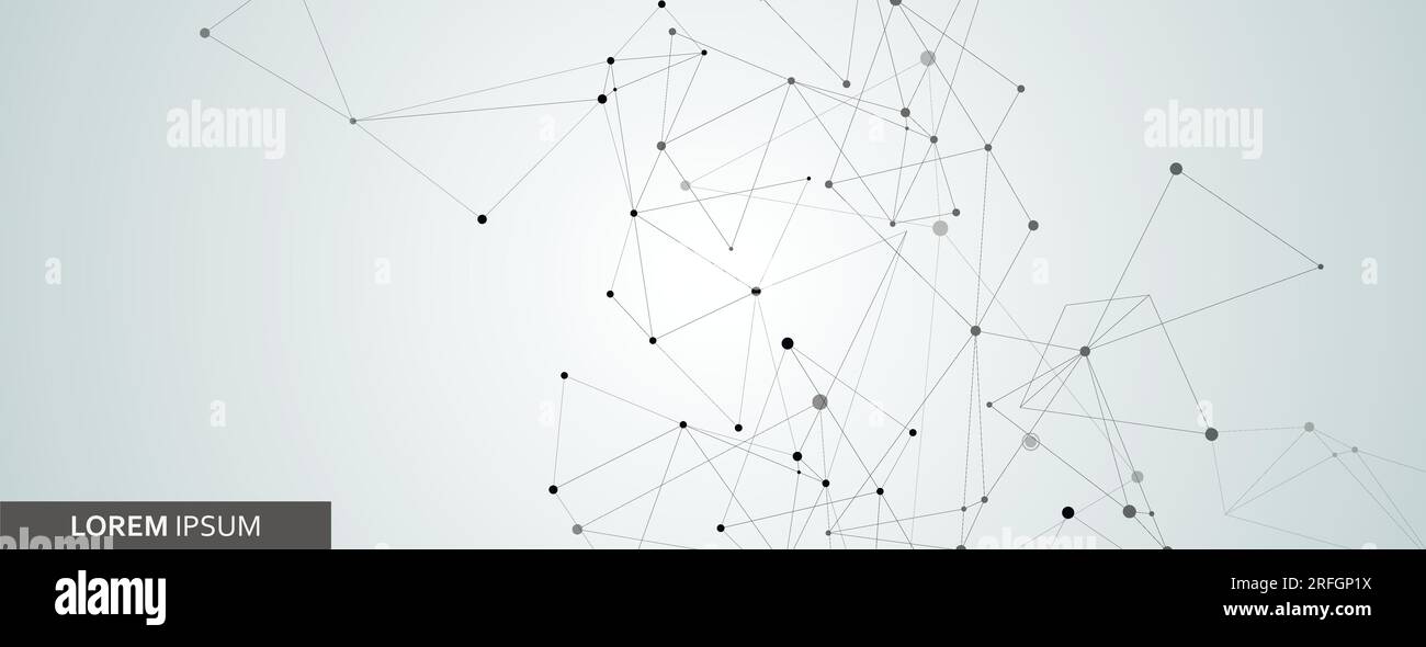 Global network connections with dots and lines Stock Vector Image & Art ...