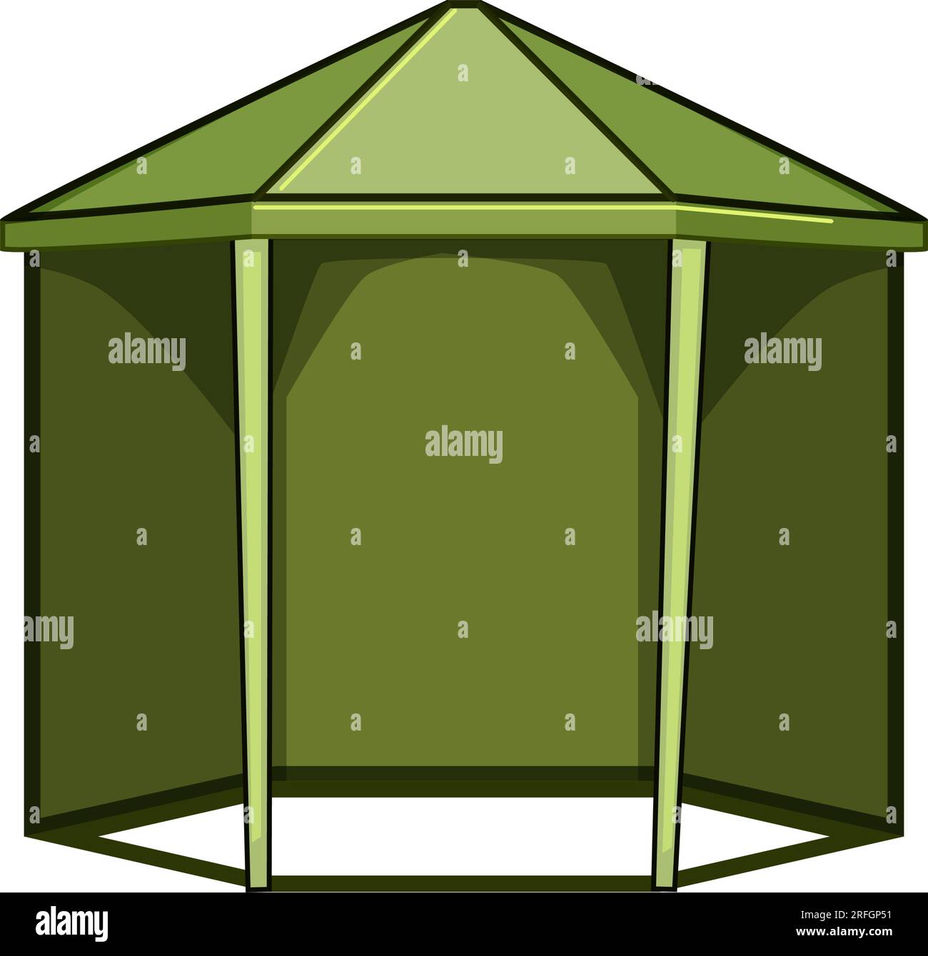 park tent garden cartoon vector illustration Stock Vector Image & Art ...