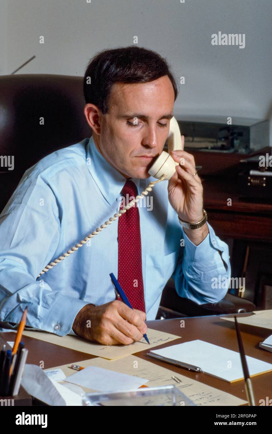 Rudy Giuliani Us Attorney For The Southern District Of New York In His Office In 1984 Rudolph 7225