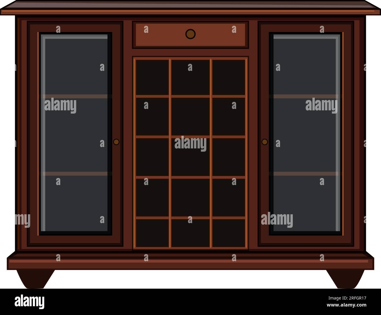 rack wine cartoon vector illustration Stock Vector Image & Art