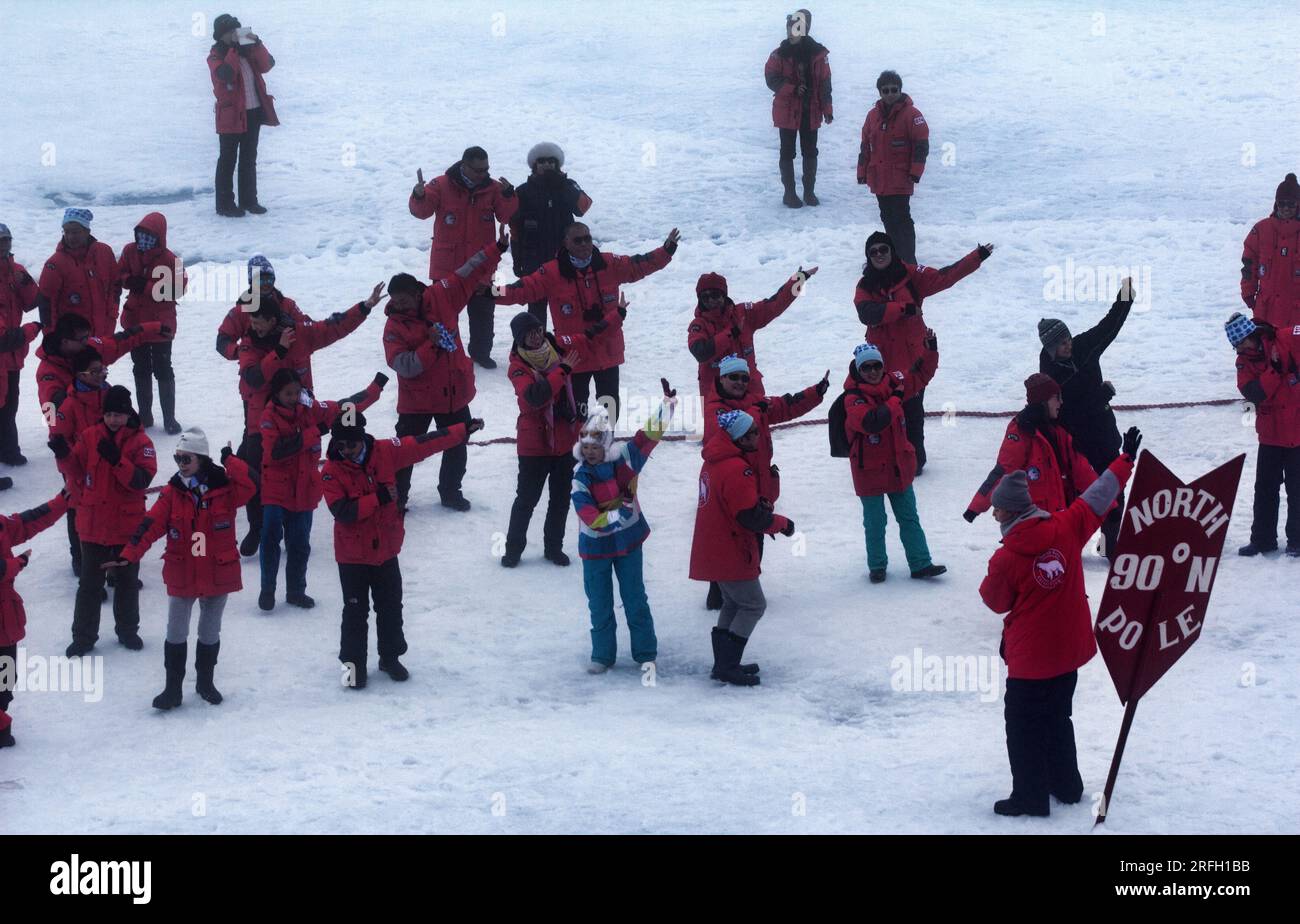 North pole 15 July 2016 Best Arctic journey. Entertainment tourists