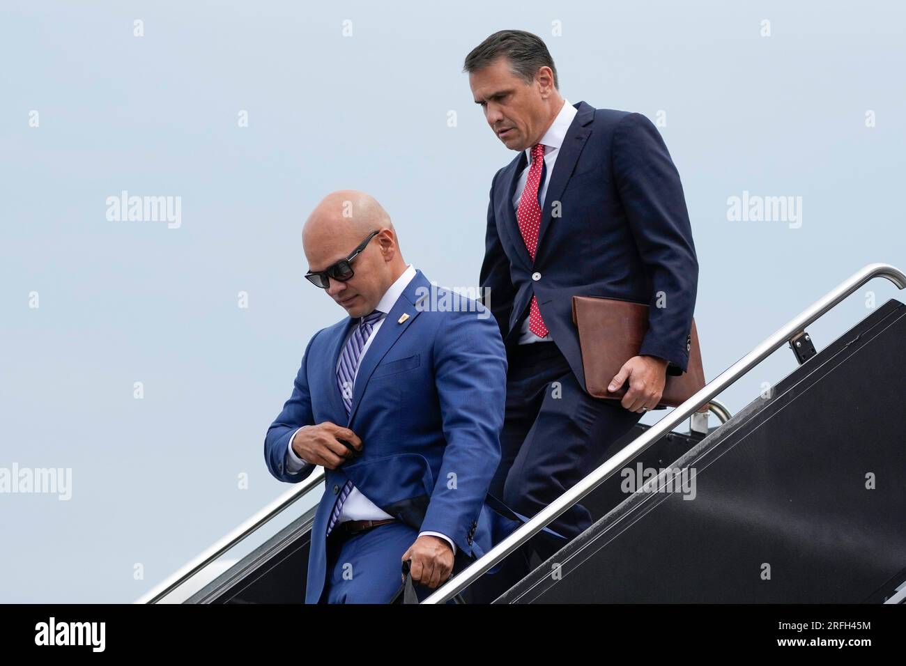 Former President Donald Trump's valet Walt Nauta and attorney Todd