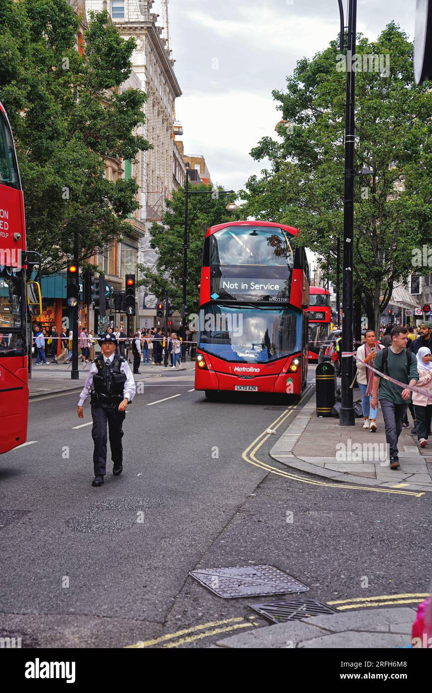 London, England, United Kingdom - August 03rd, 2023: London Oxford