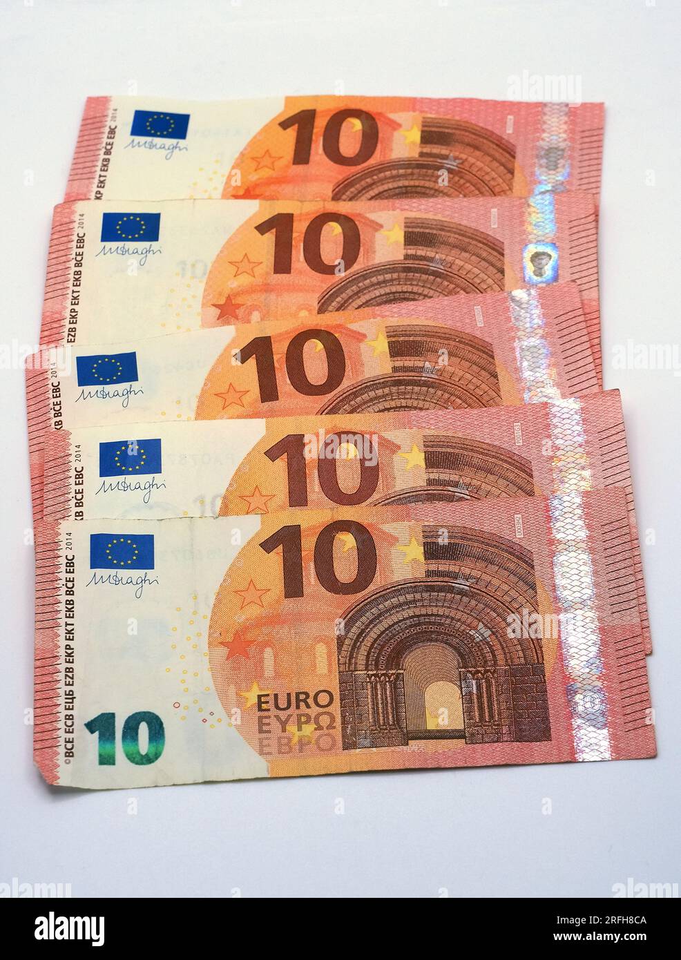 étiquette 10 euros Stock Illustration