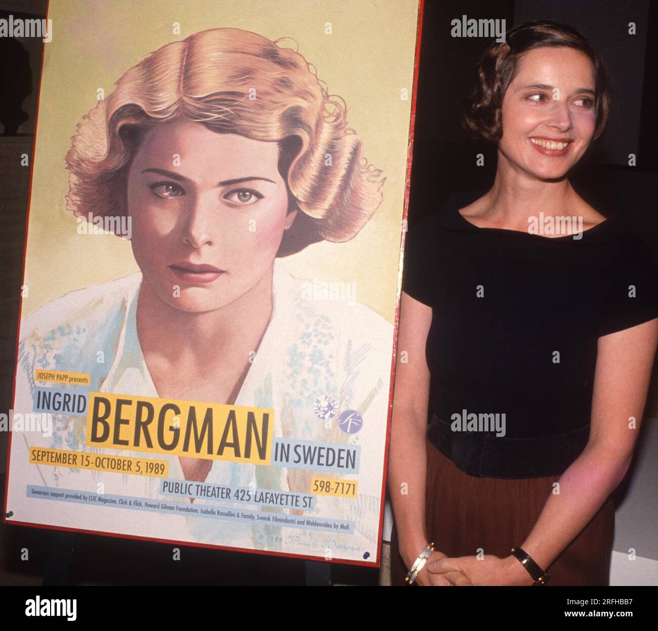 1989 Isabella Rossellini John Stock Photo Alamy