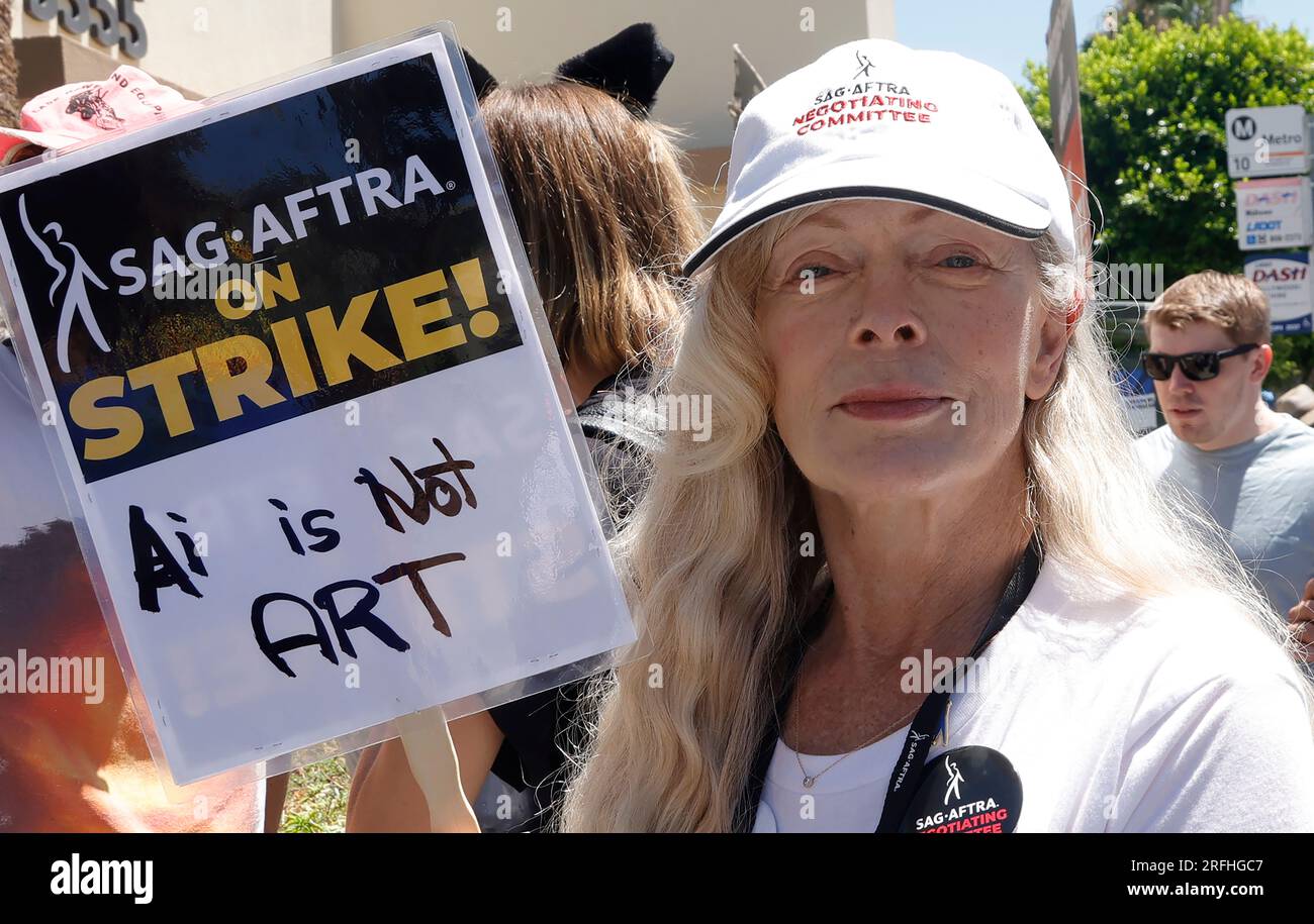 3 August 2023 Hollywood, California - Frances Fisher. SAG-AFTRA Strike