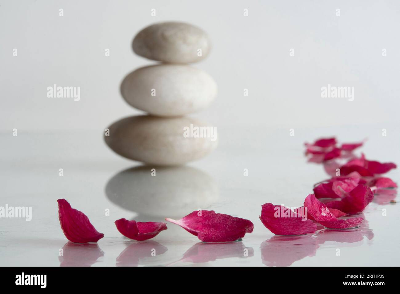 Mindful meditation Stock Photo