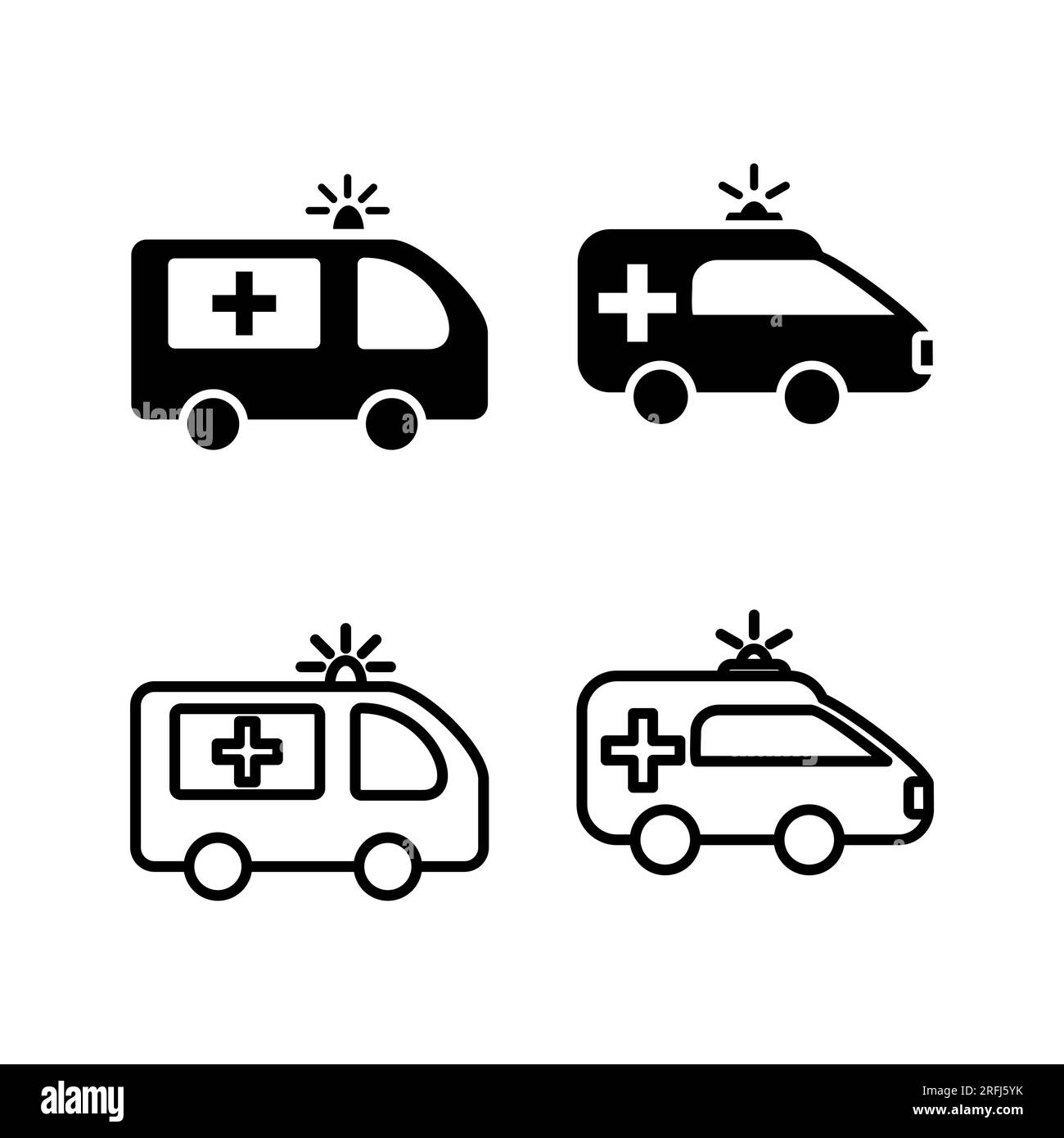 Ambulance icon vector. Ambulance car icon Stock Vector Image & Art - Alamy