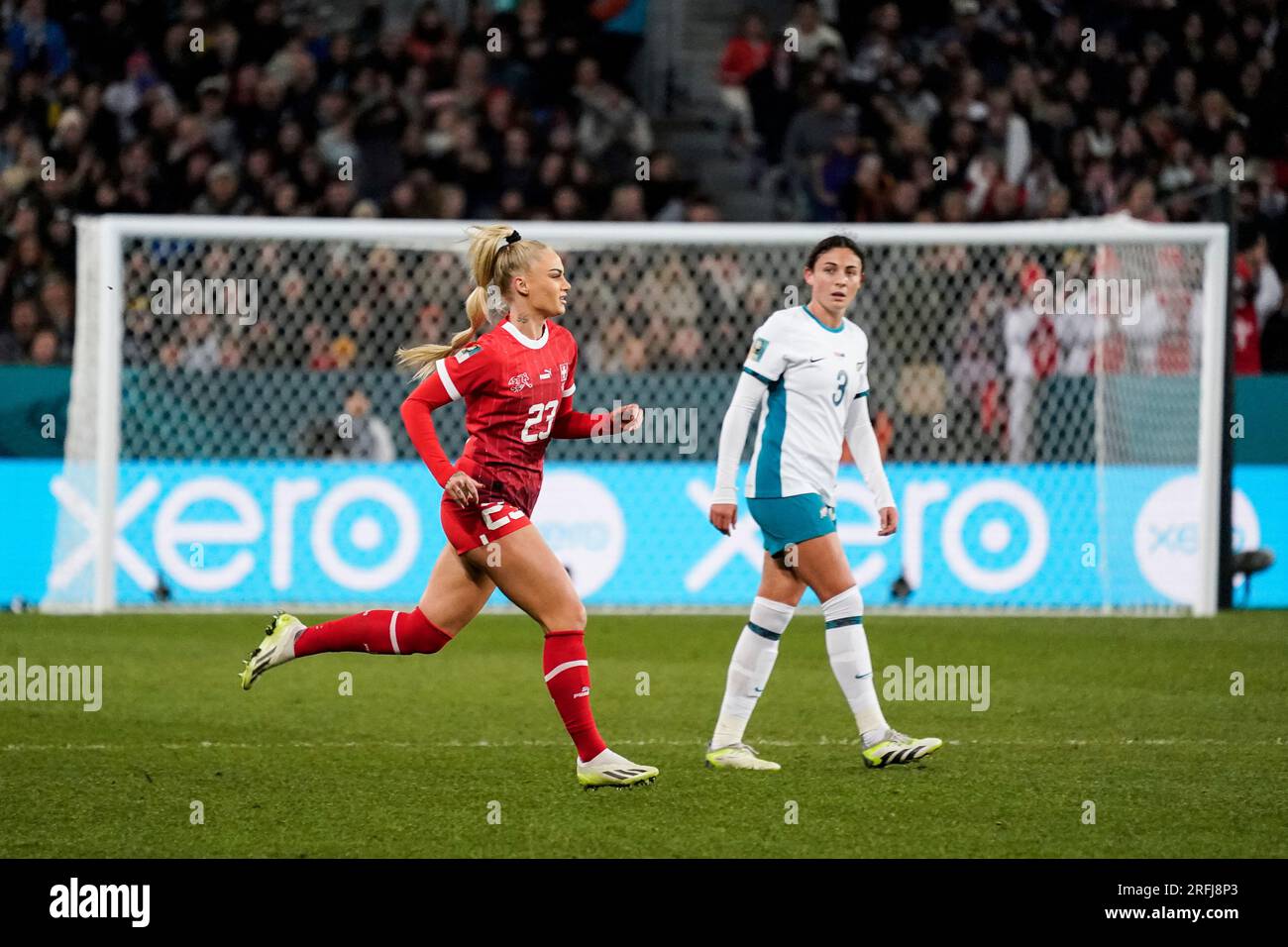 Dunedin, New Zealand. July 30th 2023. FIFA Women’s World Cup 2023 Group A - Alisha Lehmann in Switzerland vs New Zealand match. Dat Do/Alamy Live News. Stock Photo