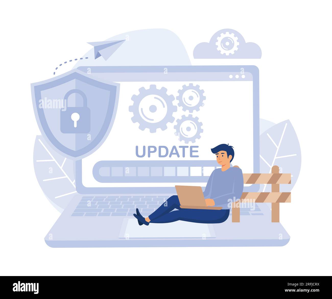 system maintenance, update program and application, technology ...