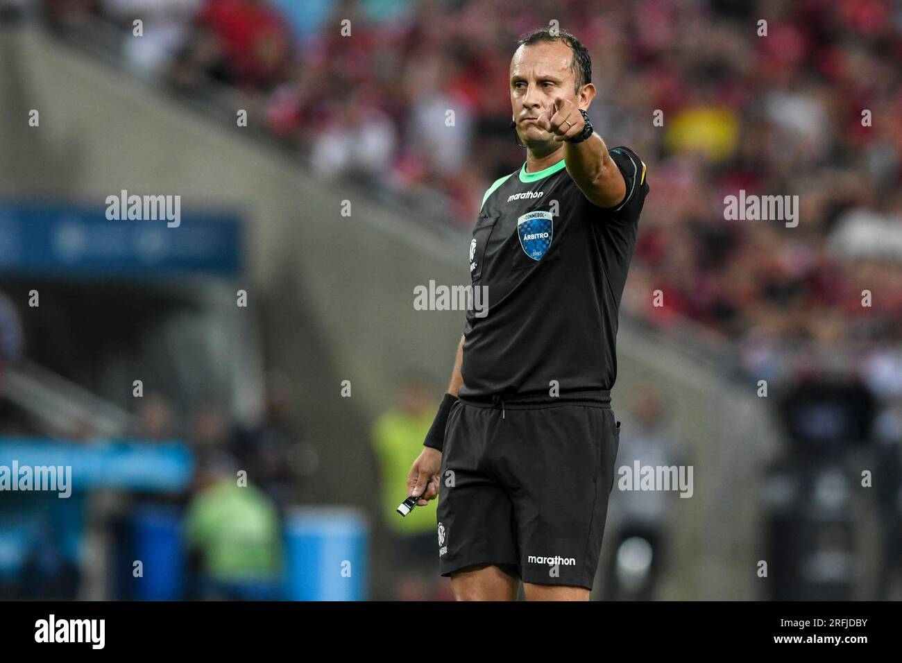 Rio, Brazil - june 28, 2023, Dario Herrera referee in match between ...