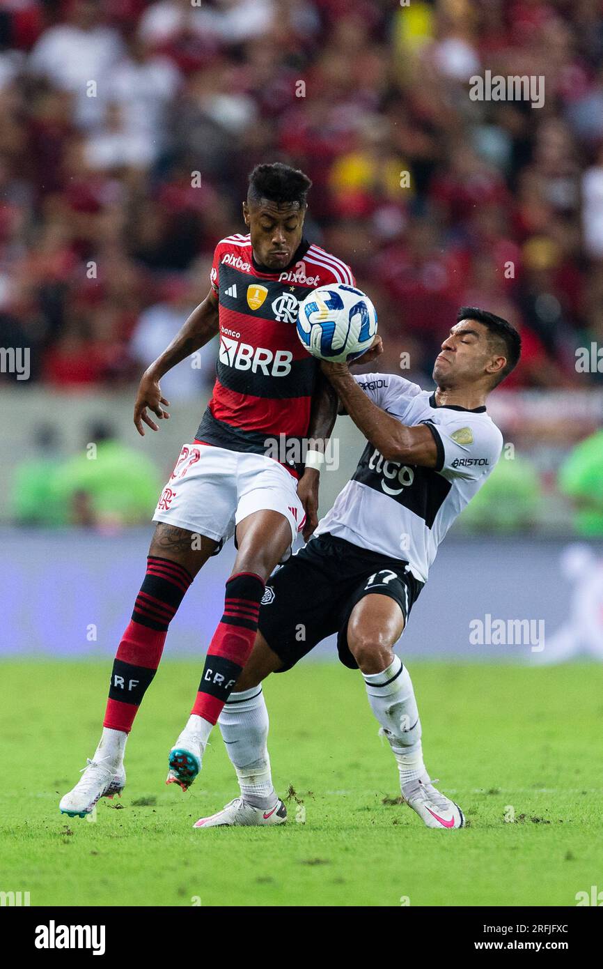 Pedro Henrique of Internacional heads the ball during the match News  Photo - Getty Images