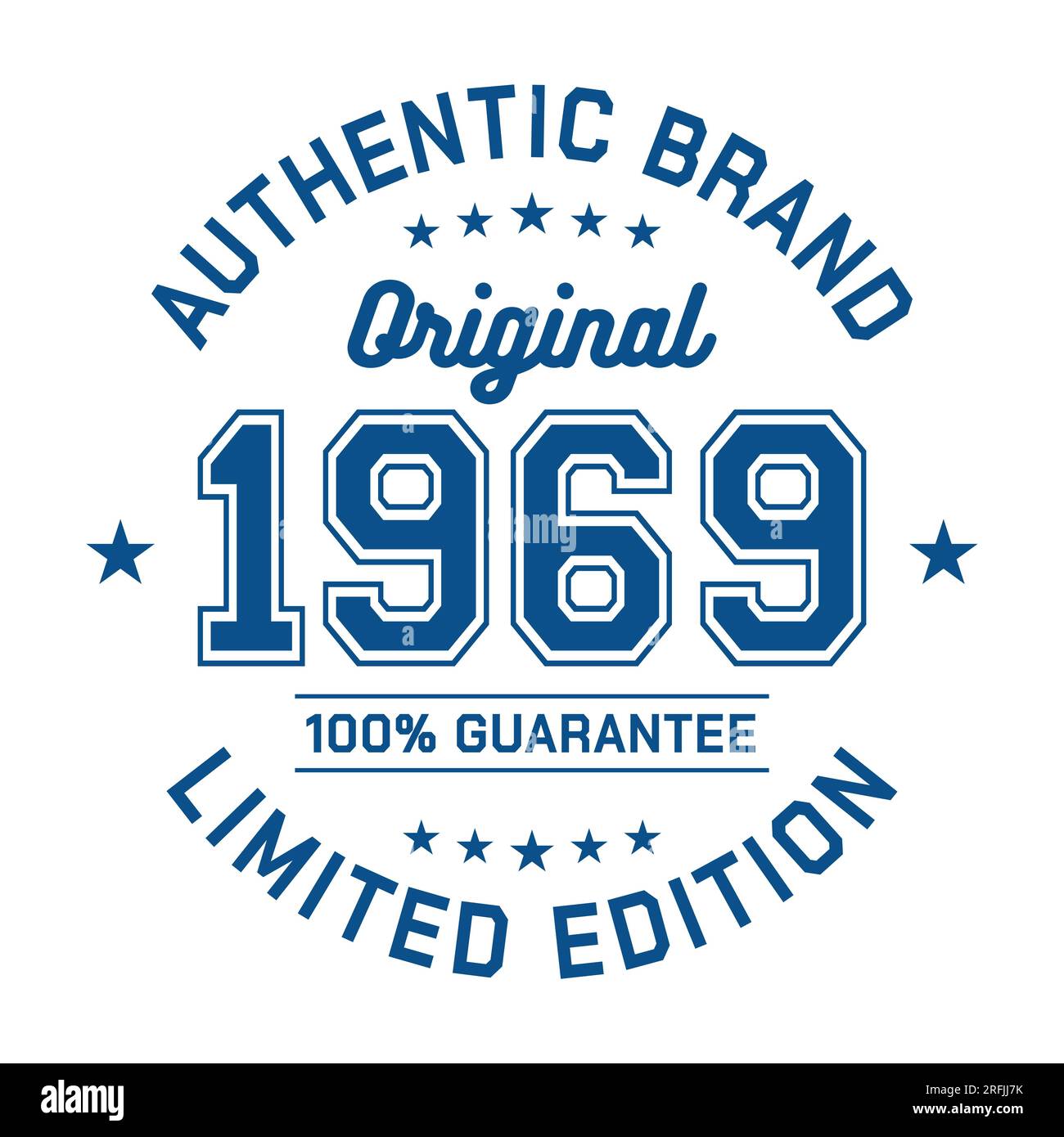Authentic brand. Original 1969. Limited Edition. Authentic T-Shirt ...