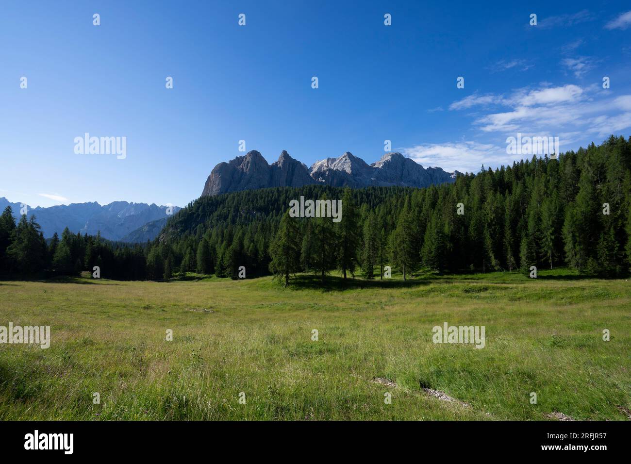 Hiking in the Dolomites Stock Photo - Alamy