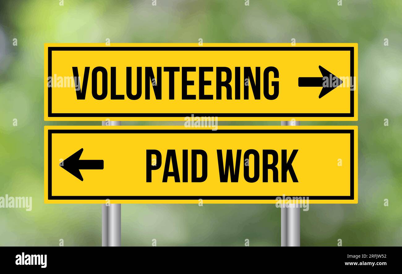 Volunteering at work blue hi-res stock photography and images - Alamy