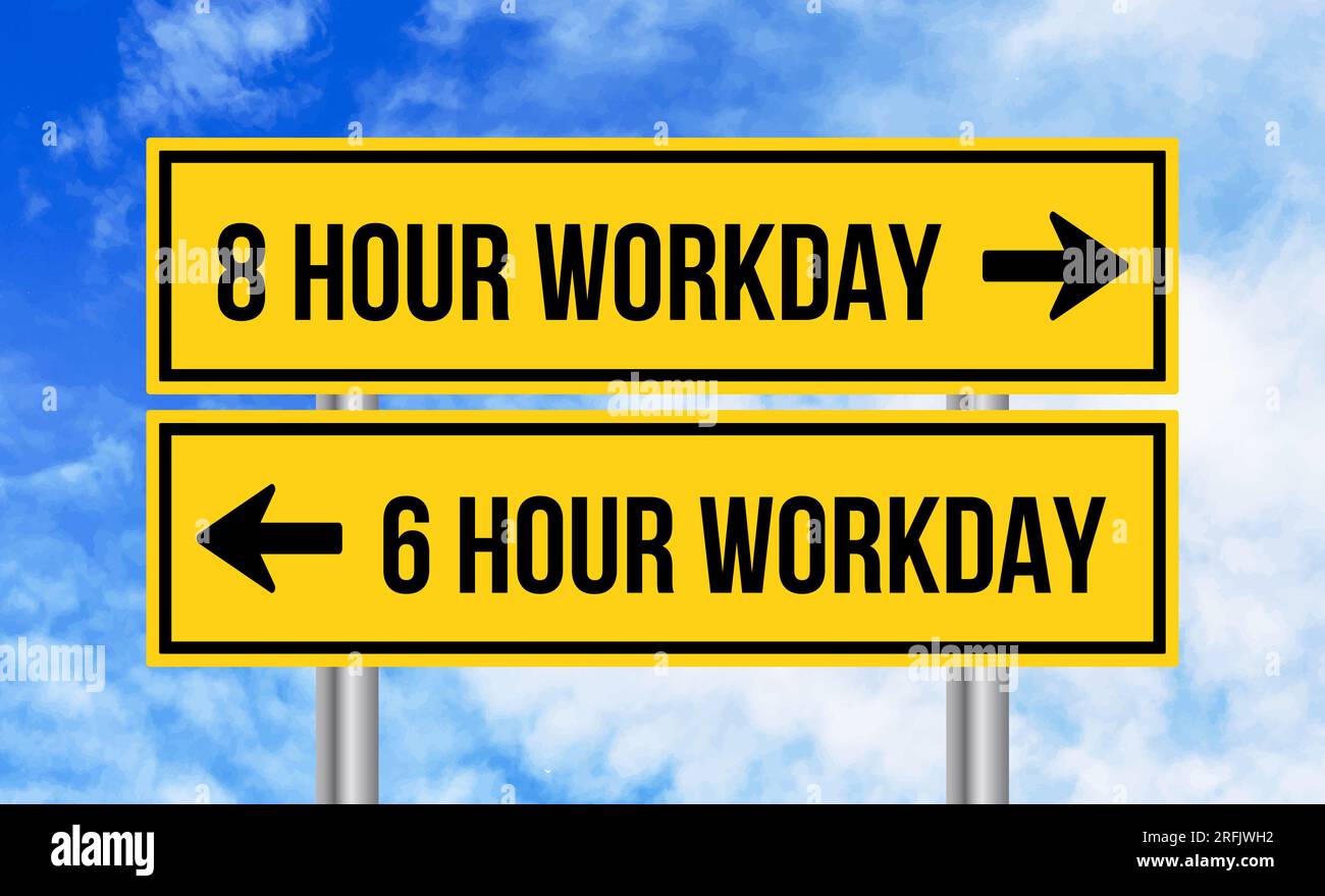 6 hour workday hi-res stock photography and images - Alamy