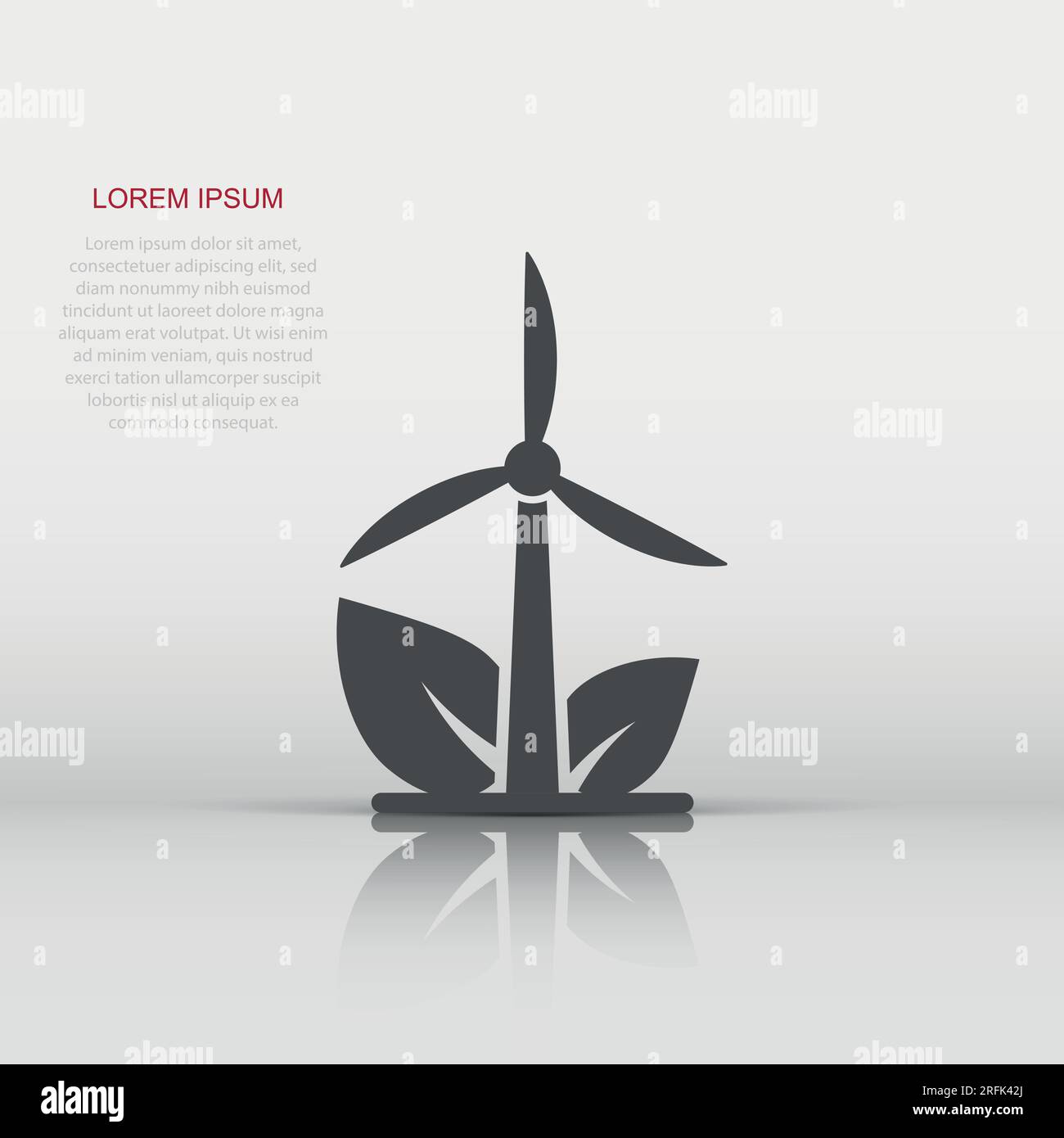 Wind power plant Stock Vector Images - Alamy
