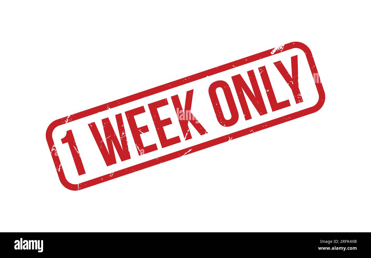 1 week only seal hi-res stock photography and images - Alamy