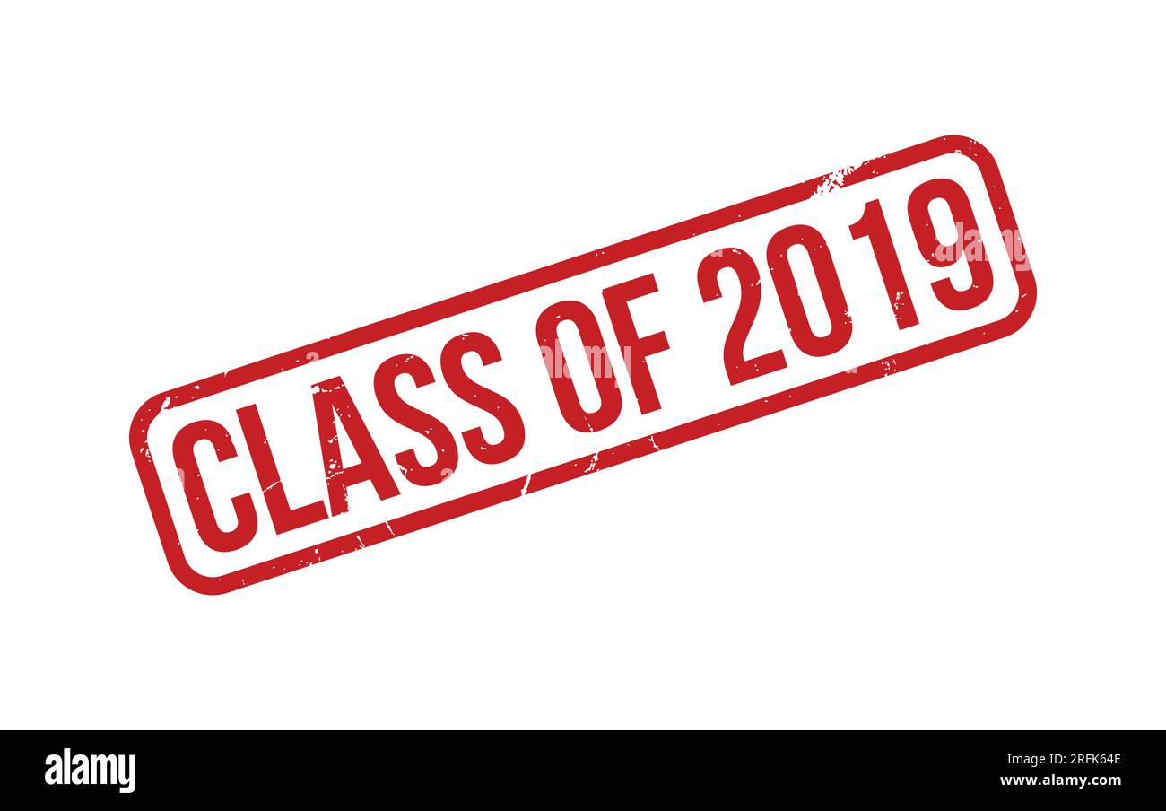 Red Class of 2019 Rubber Stamp Seal Vector Stock Vector Image & Art - Alamy