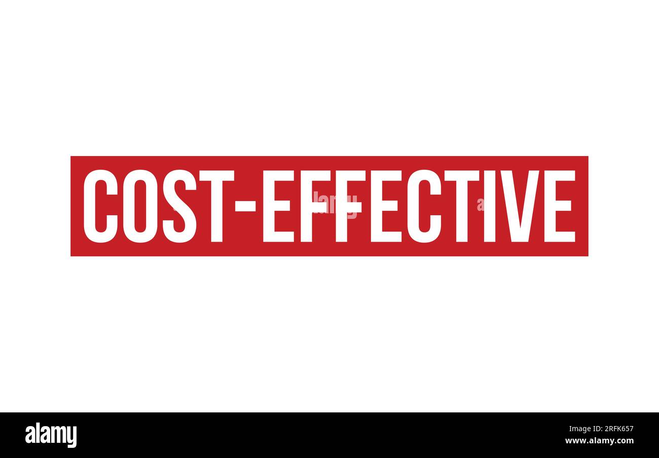 Red Cost Effective Rubber Stamp Seal Vector Stock Vector Image & Art Alamy