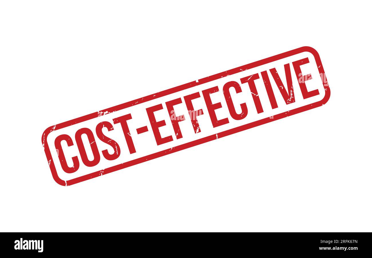 Red Cost Effective Rubber Stamp Seal Vector Stock Vector Image & Art Alamy