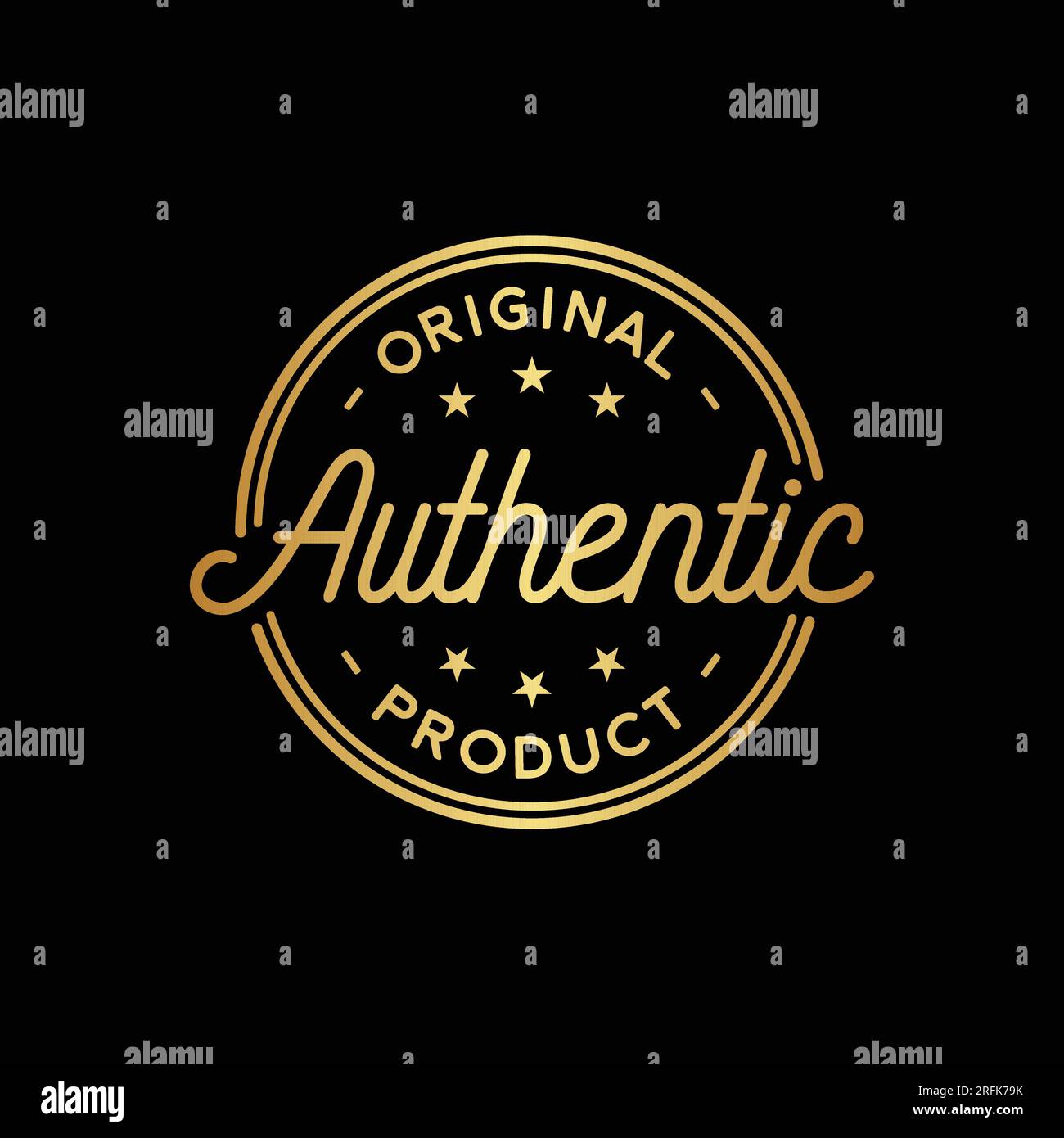 Original Authentic Product Stamp Logo Design. Vector and illustration Stock Vector Image & Art