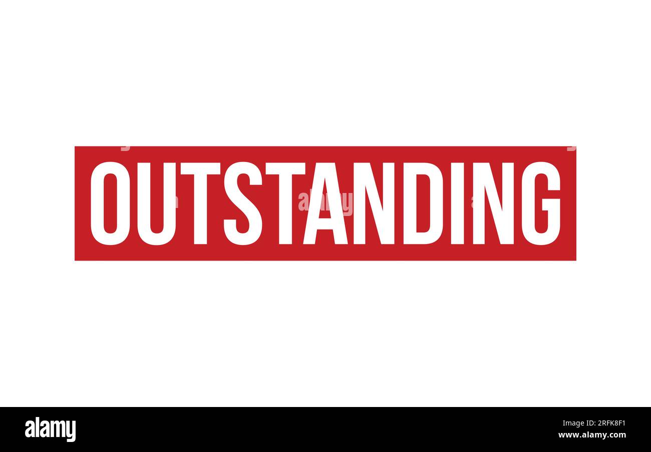Outstanding Rubber Stamp Seal Vector Stock Vector Image & Art - Alamy