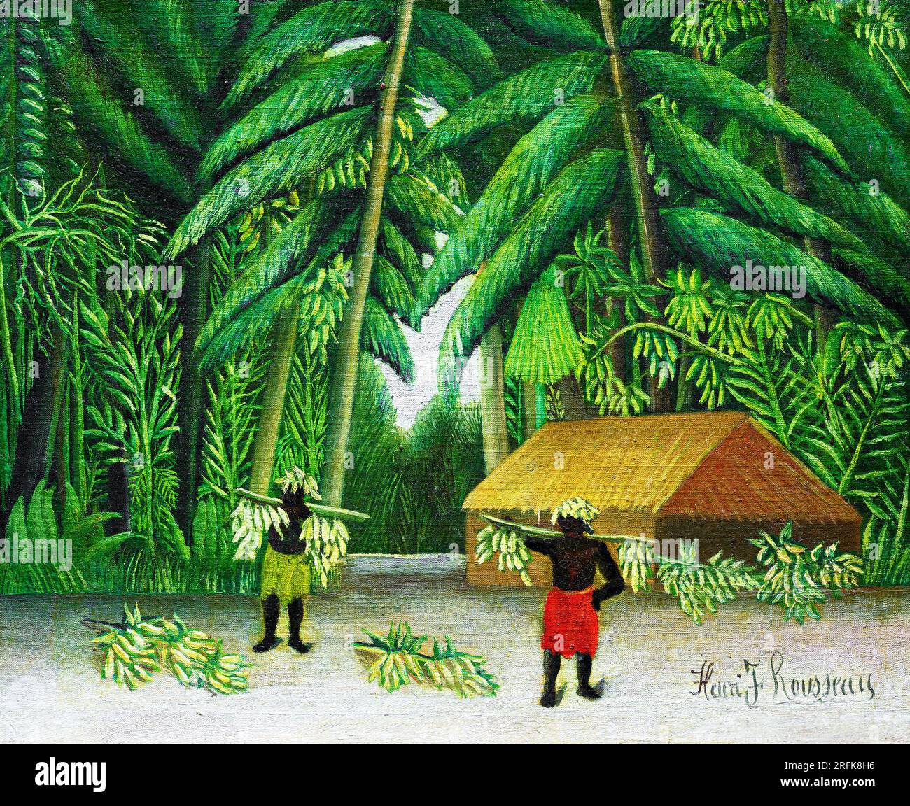 Banana Harvest by Henri Rousseau. Original from Yale University Art ...