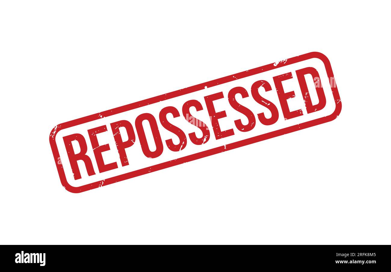 Red Repossessed Rubber Stamp Seal Vector Stock Vector Image & Art - Alamy