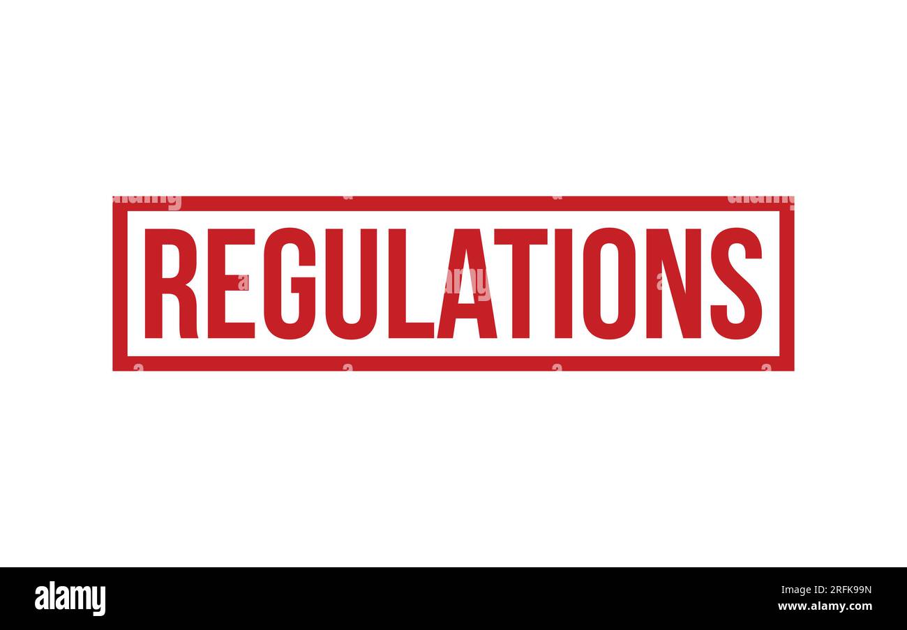 Red Regulations Rubber Stamp Seal Vector Stock Vector Image & Art - Alamy