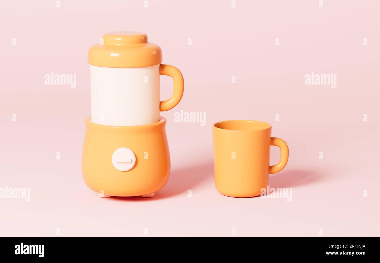 3 d model of a unique mug design, blender render