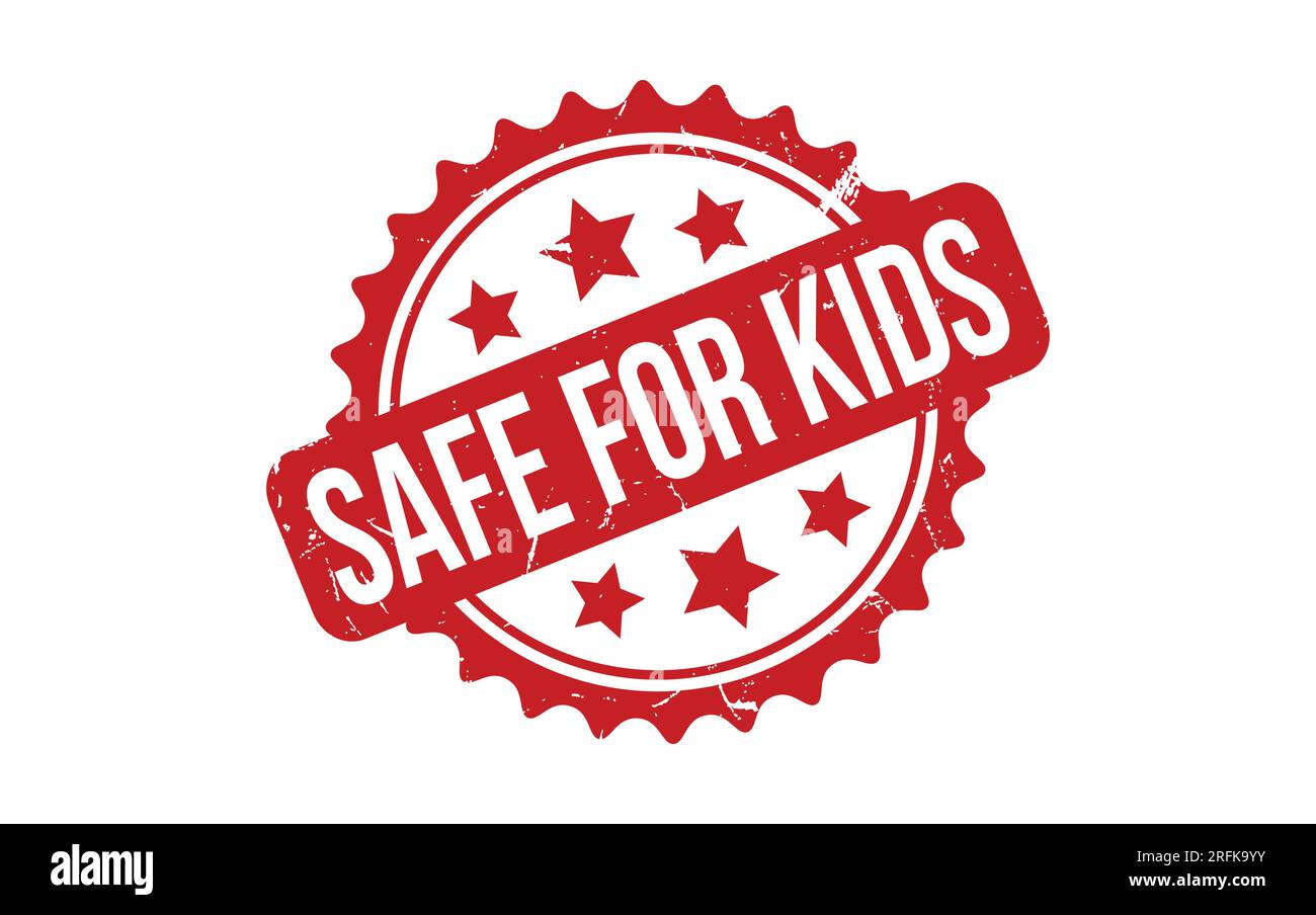 Safe For Kids rubber grunge stamp seal vector Stock Vector Image & Art