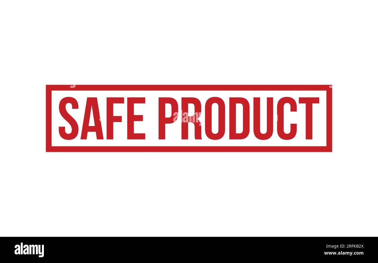 Red Safe Product Rubber Stamp Seal Vector Stock Vector Image & Art Alamy