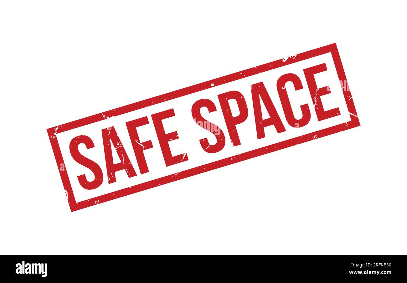 Safe Space rubber grunge stamp seal vector Stock Vector Image & Art Alamy