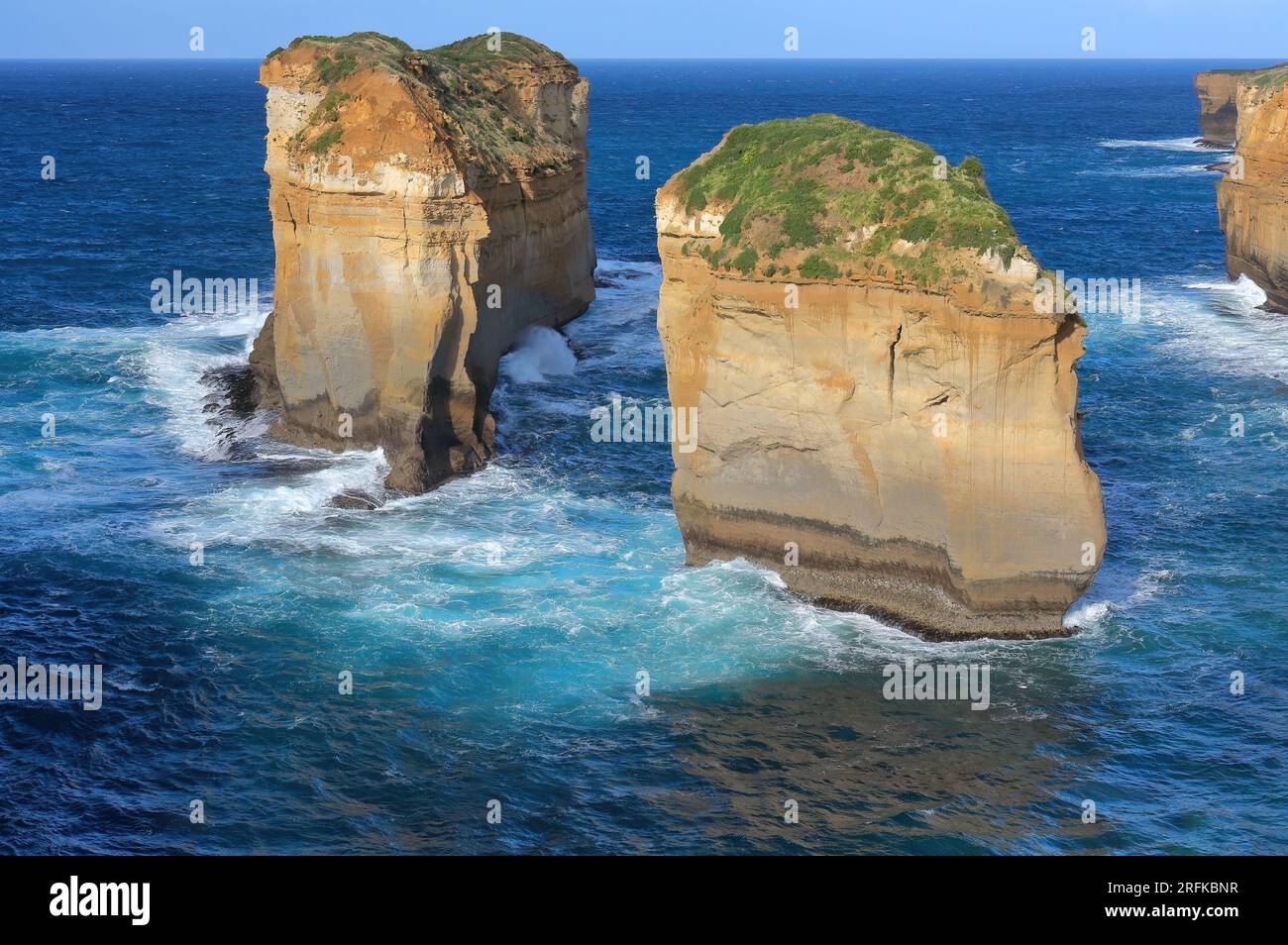 Coastal cliff that has collapsed hi-res stock photography and 
