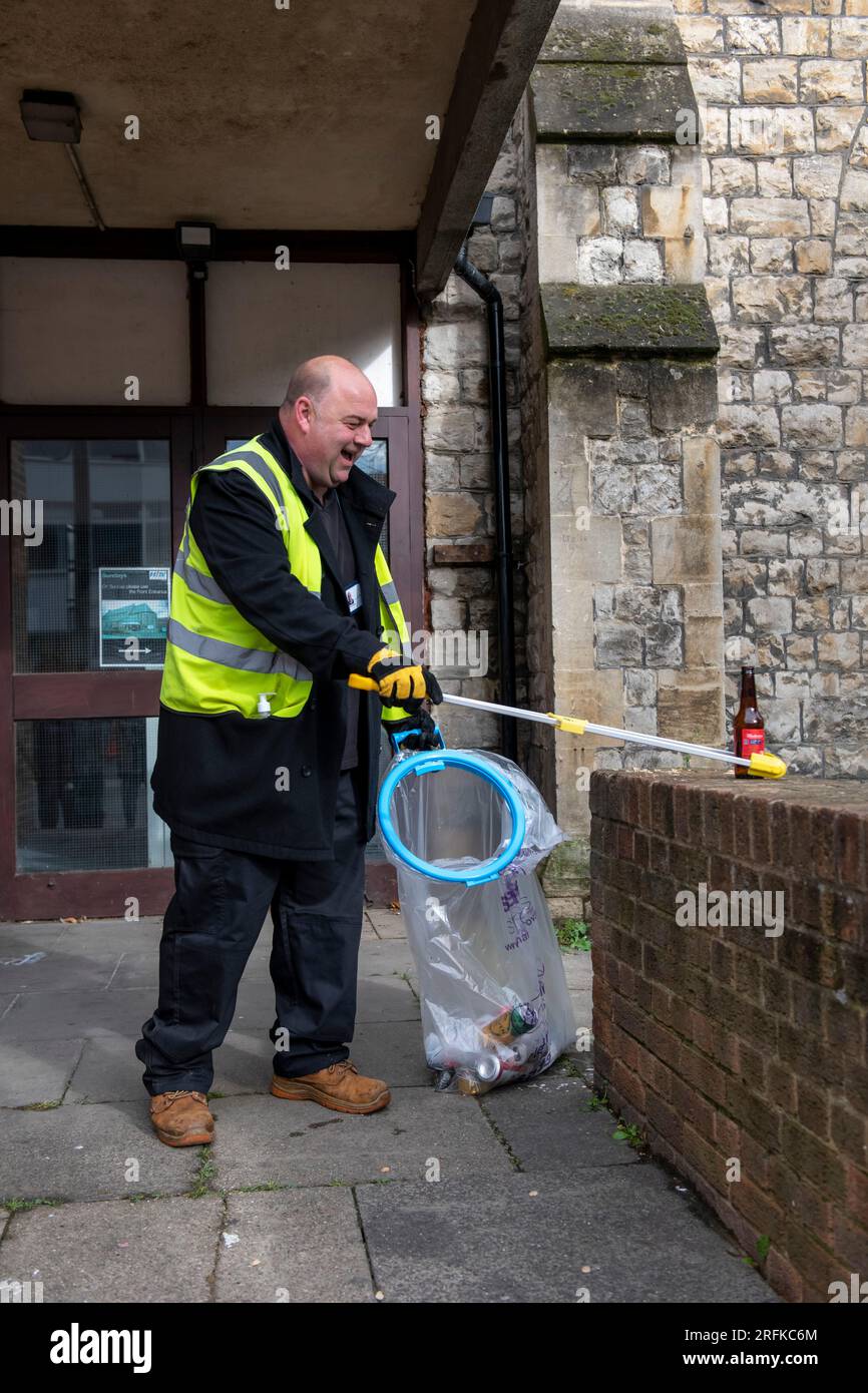 Community Payback cleaning and clearing in Harrow Greater London Stock