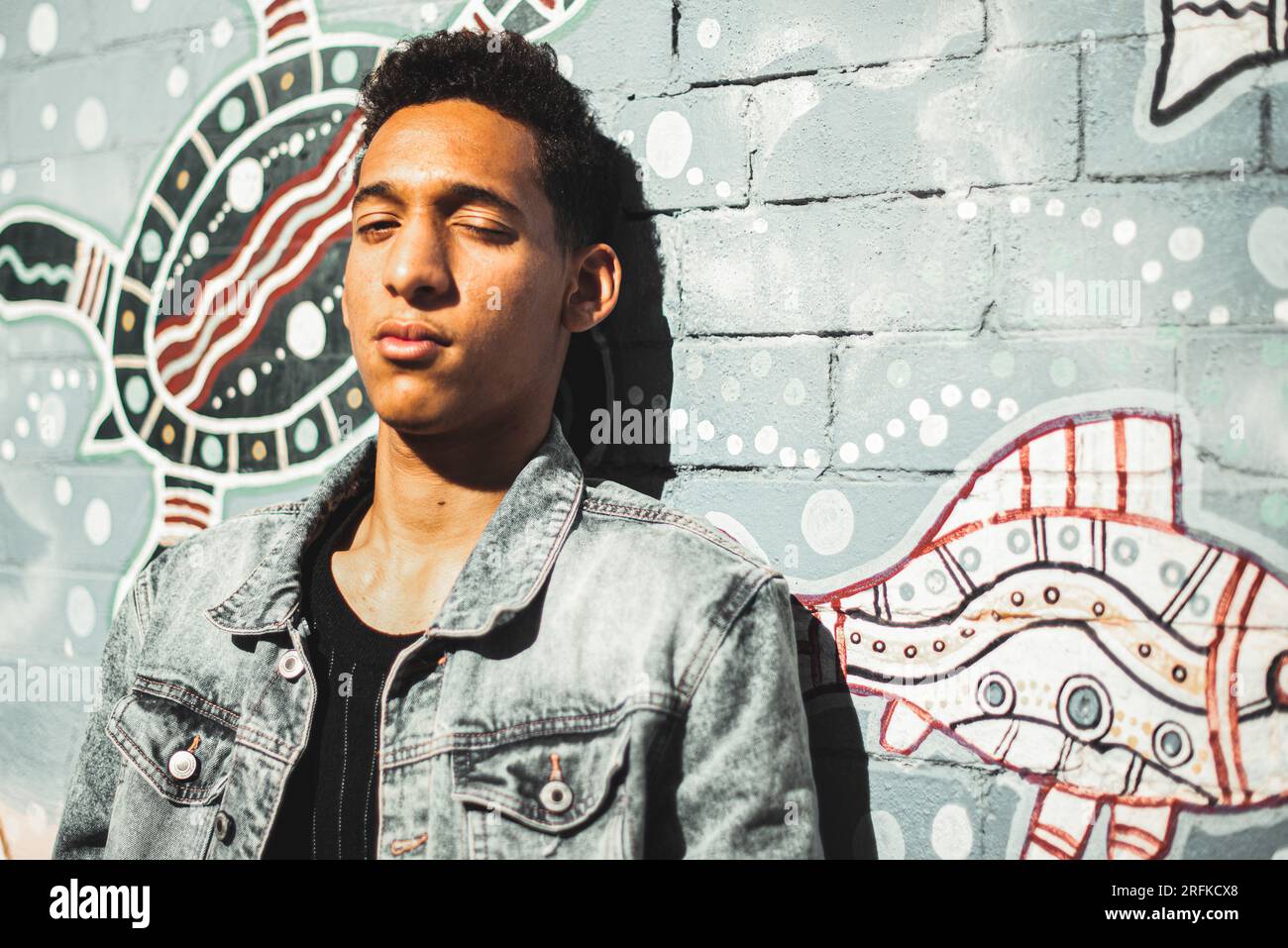 Lean on the Wall Stock Photo Alamy