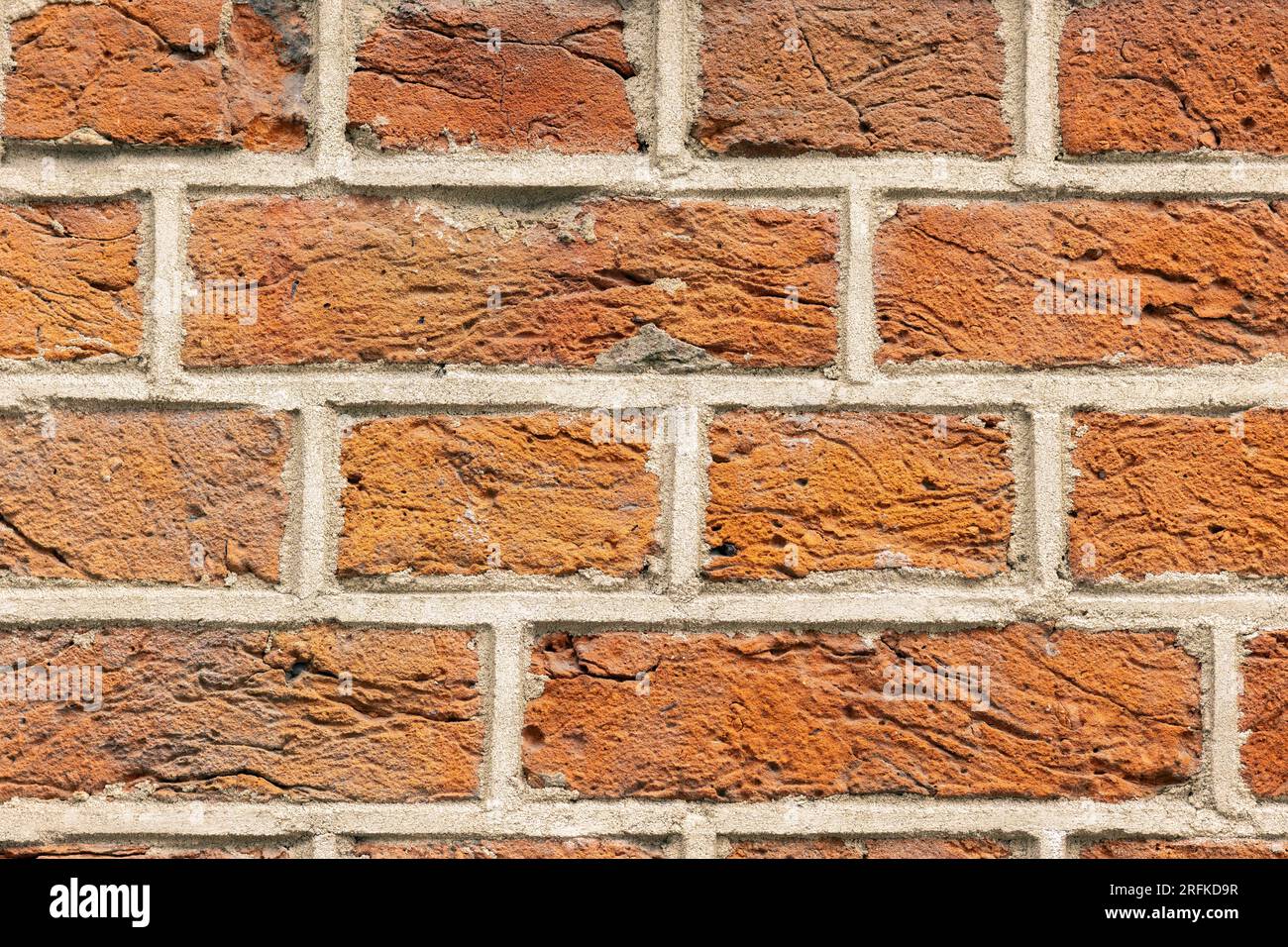 texture of a red brick wall Stock Photo