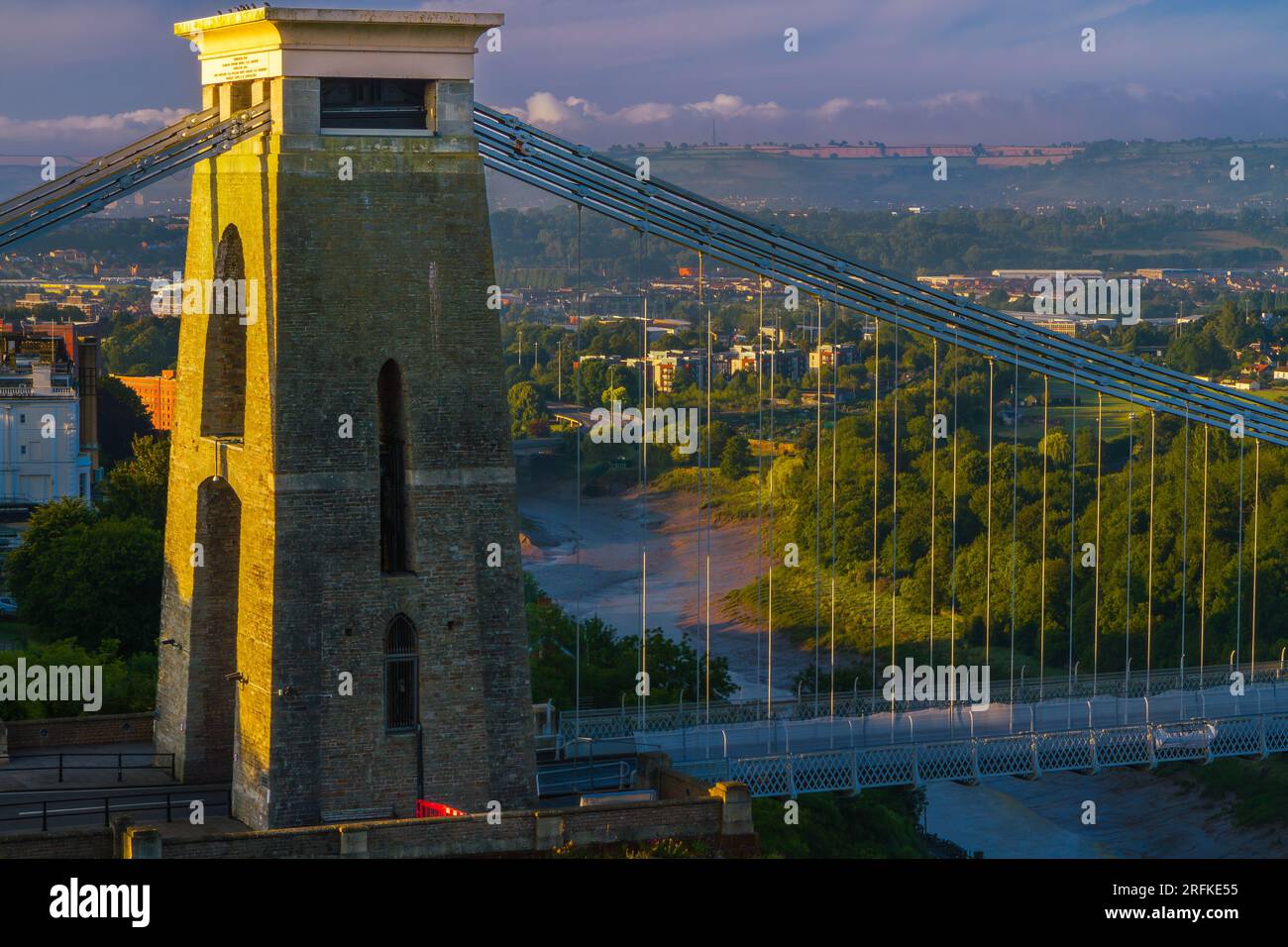 Clifton gorge suspension bridge hi-res stock photography and images - Alamy