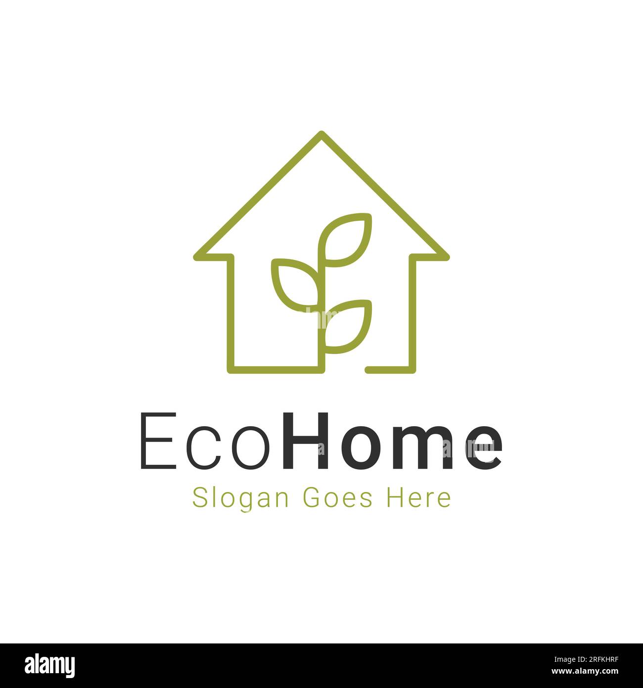 Eco Home Logo Design Home With Leaf Logotype Stock Vector Image Art eco-home-logo-design-home-with-leaf-logotype-stock-vector-image-art