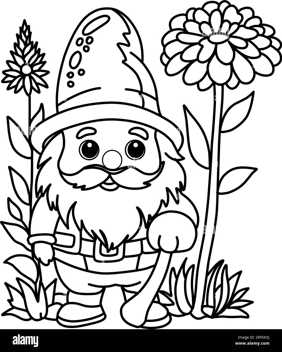 Coloring page with gnomes autumn - Coloring Page With Gnomes Autumn Coloring Page 2RFKK5J 