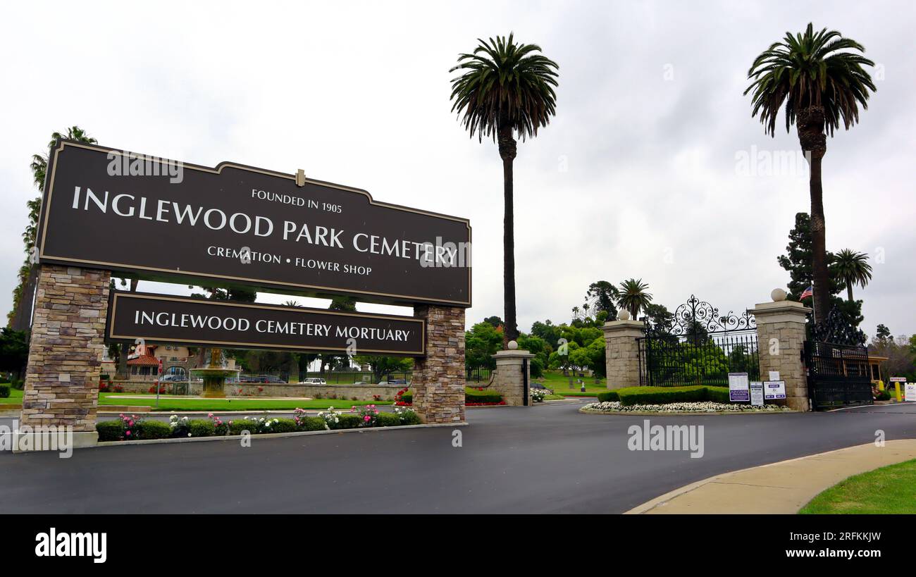 Inglewood (Los Angeles), California Inglewood Park Cemetery and