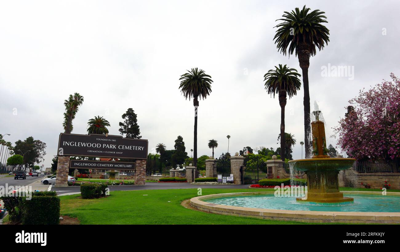 Inglewood (Los Angeles), California Inglewood Park Cemetery and