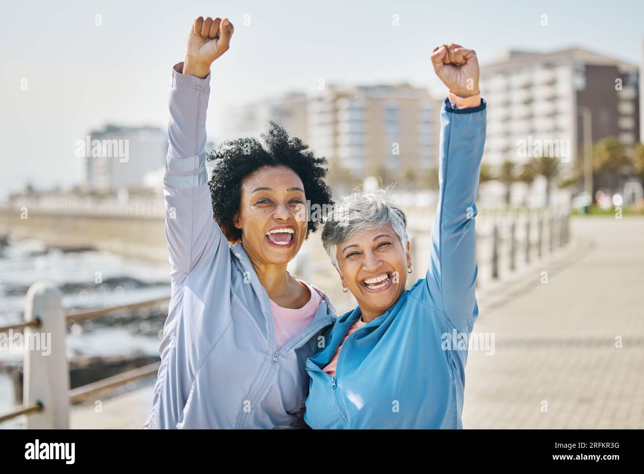 Fist pump fitness portrait hi-res stock photography and images - Alamy