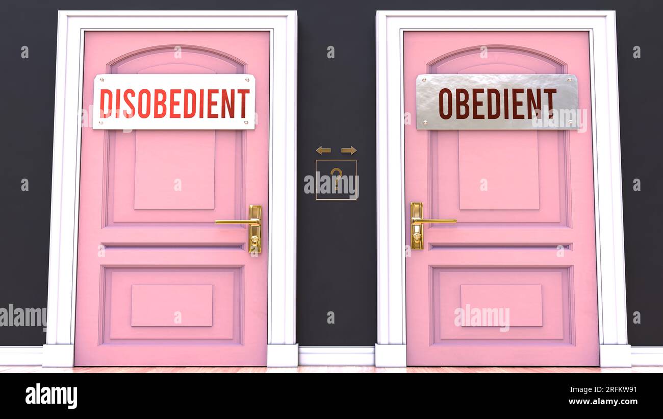 Disobedient hi-res stock photography and images - Alamy
