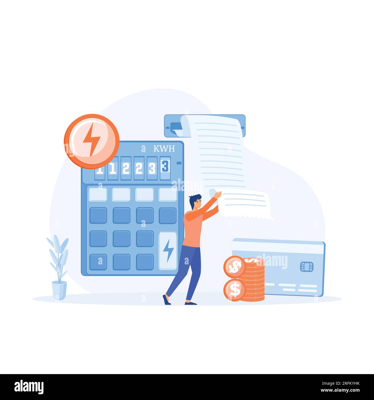 Sustainability, Home energy efficiency audit concept. Person checks